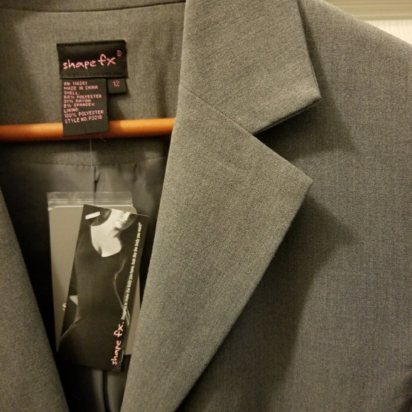 🎉 Blazer Shape FX Grey NWT - Picture 5 of 8